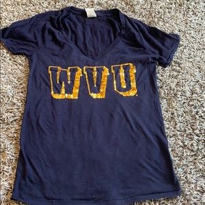 Pink WVU shirt with sequin detail